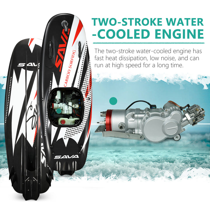 2 stroke water cooled engine-sava power