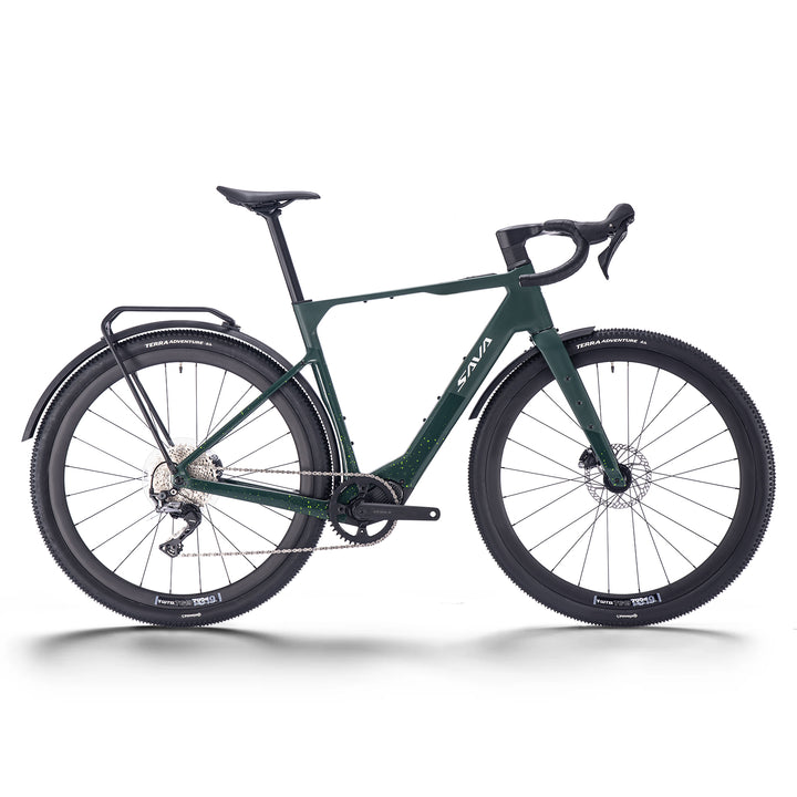SAVA Gelaro S6 Plus Carbon E-Bike-Green