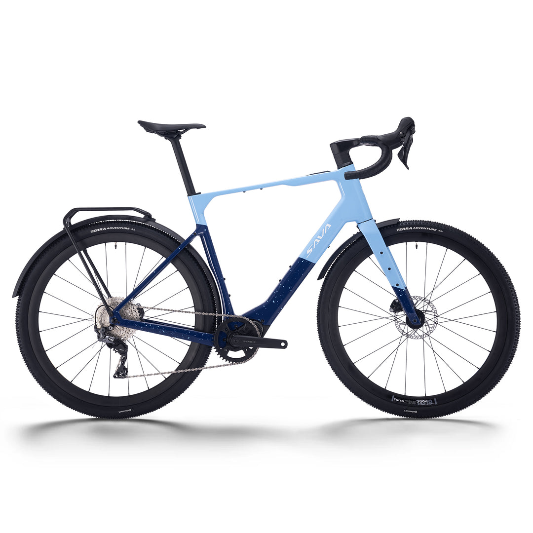 SAVA Gelaro S6 Plus Carbon E-Bike-Bule