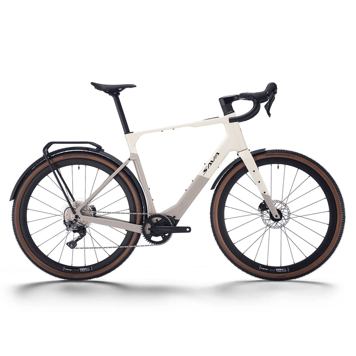 SAVA Gelaro S6 Plus Carbon E-Bike-White