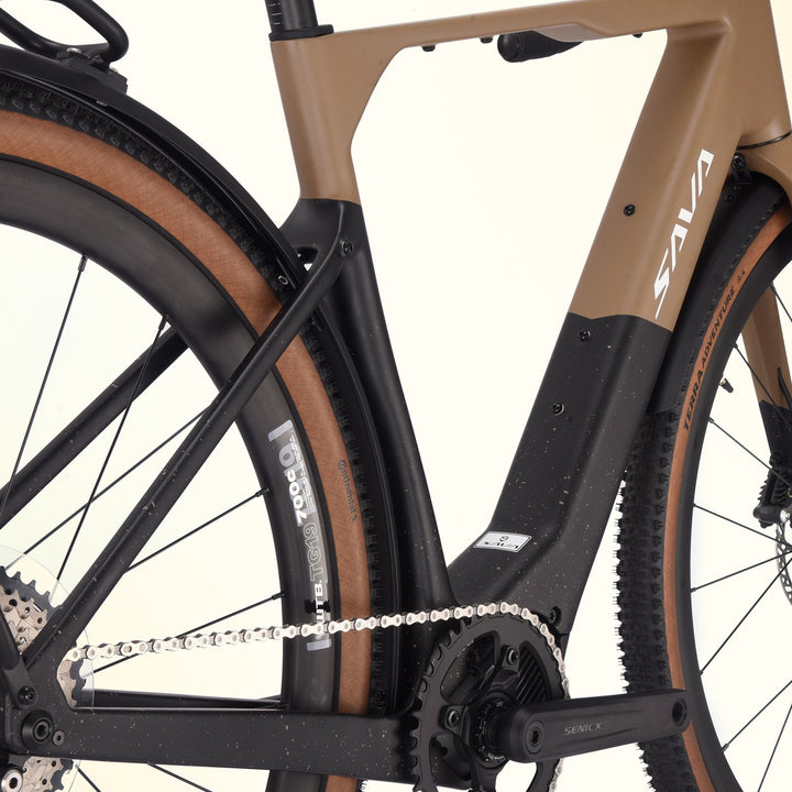SAVA Gelaro Carbon Gravel E-Bike-T800 carbon fiber frame