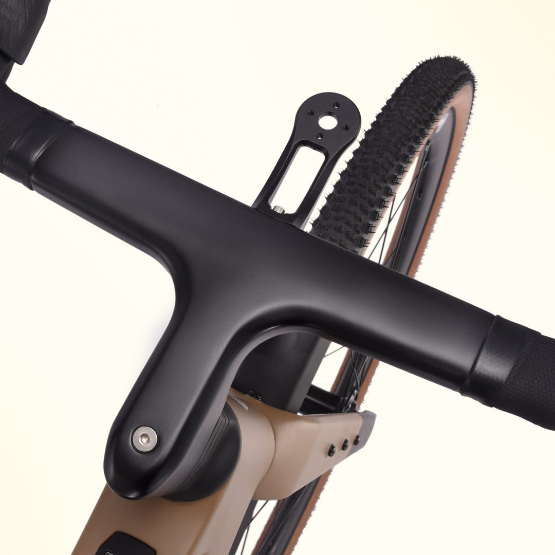 SAVA Gelaro S6 Plus Carbon E-Bike-Integrated handlebar-Built-in computer stand
