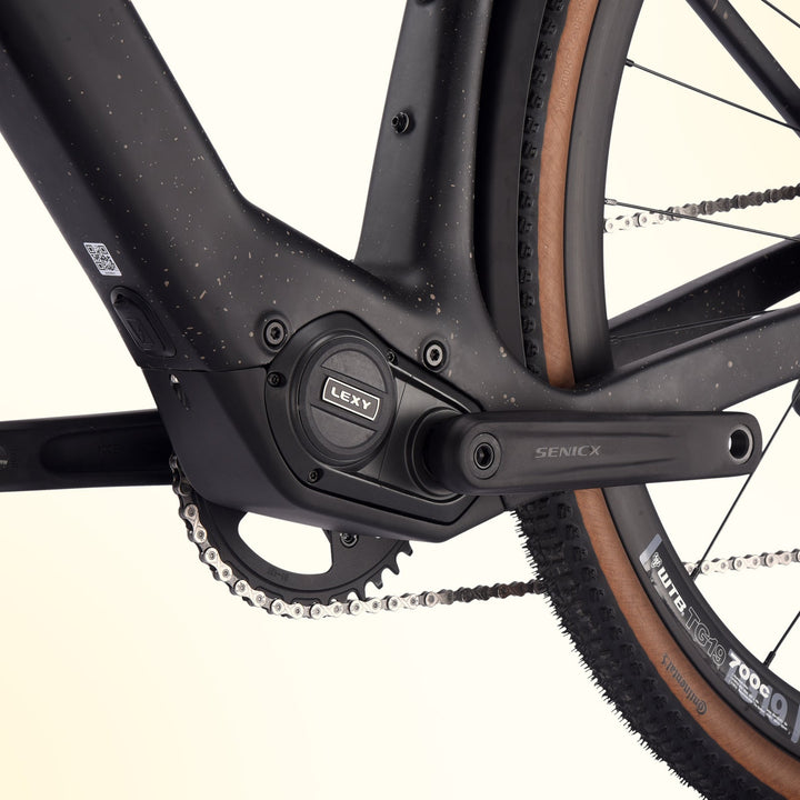 SAVA Gelaro S6 Carbon Gravel E-bike-powerfull Lexy motor