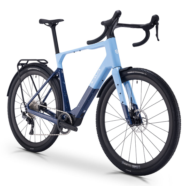 SAVA Gelaro S6 Plus Carbon E-Bike-Blue-Side