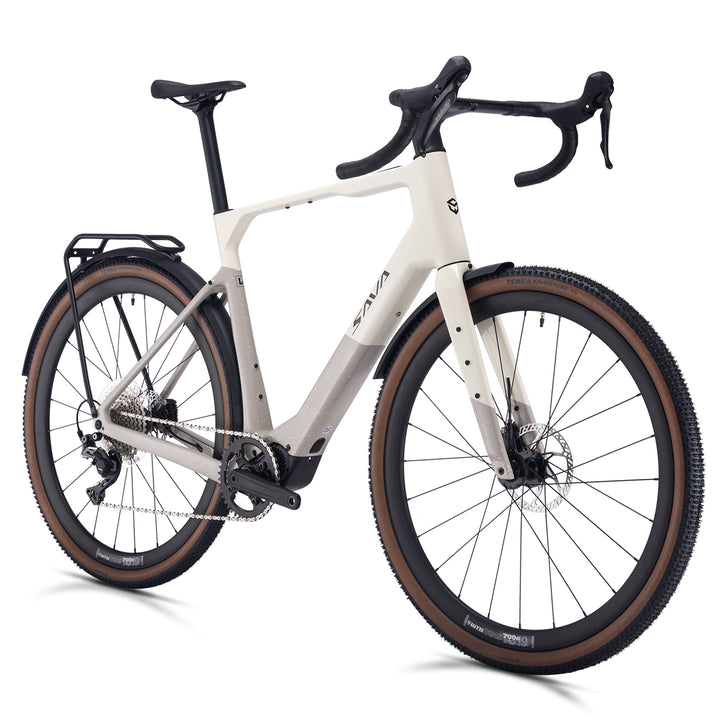 SAVA Gelaro S6 Plus Carbon E-Bike-White-Side