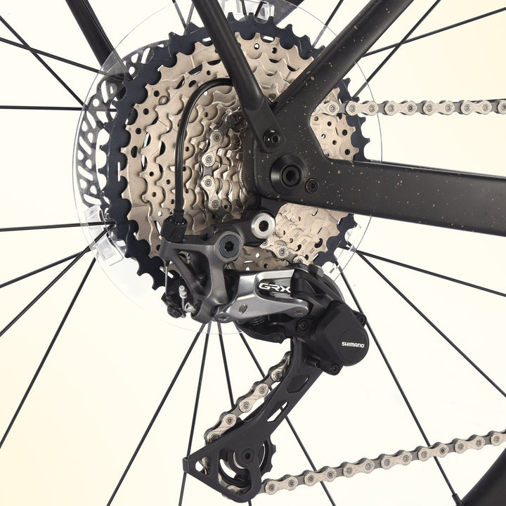 SAVA Gelaro S6 Carbon Gravel E-Bike-Shimano grx800 rear derailleur for smooth ride